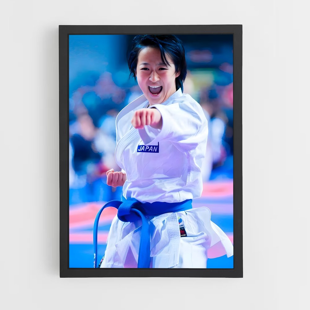 Poster Force du Kimono – affiche Karaté (vue 2)
